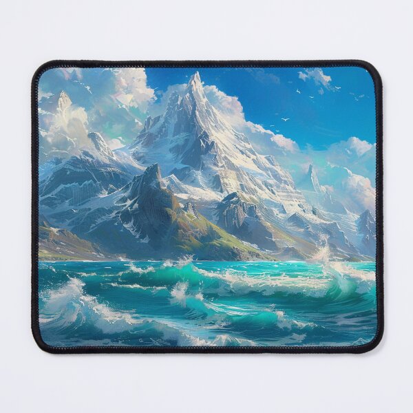Item preview, Fantasy Landscape - Beautiful Snow Mountain Scenery designed and sold by Lumaria Designs.