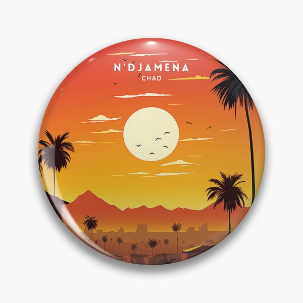 Item preview, N'Djamena Chad African Crossroads designed and sold by NeuralVibe.