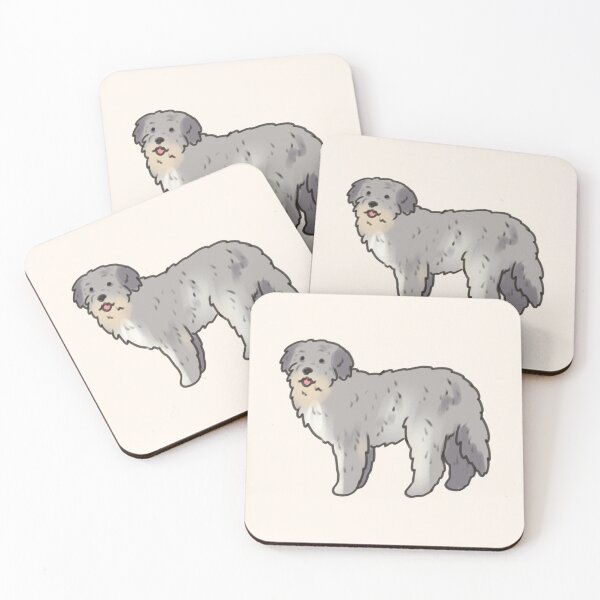Item preview, Bergamasco Sheepdog art designed and sold by Artofmayara.