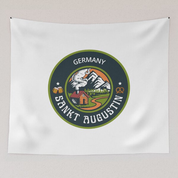 Artikelvorschau, Sankt Augustin Deutschland Grünes Emblem entworfen und verkauft von World Designs.