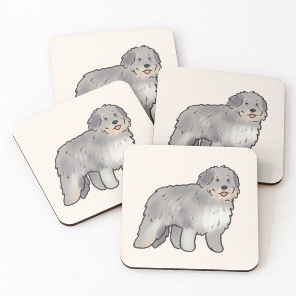 Item preview, Bergamasco Sheepdog art designed and sold by Artofmayara.
