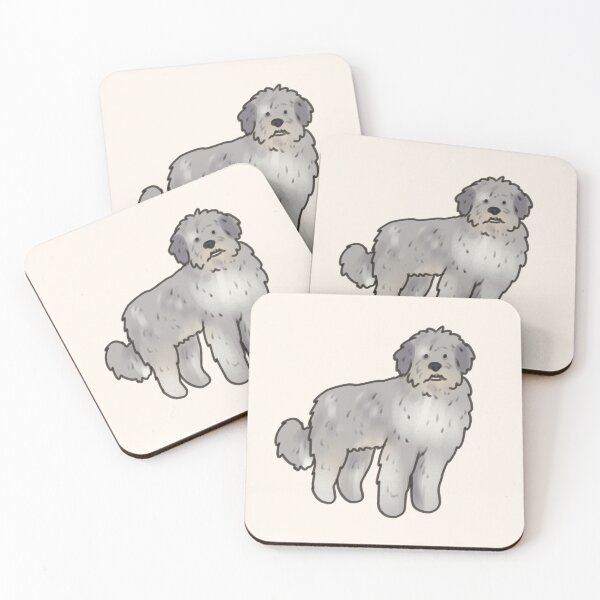 Item preview, Cute Bergamasco Sheepdog art designed and sold by Artofmayara.