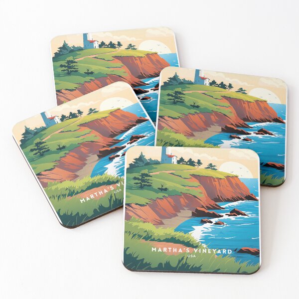 Item preview, Martha's Vineyard USA Coastal Getaway designed and sold by NeuralVibe.