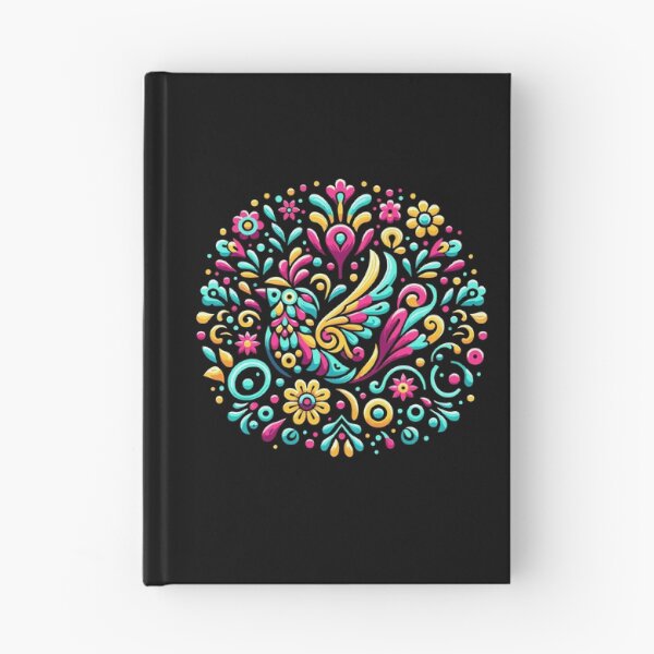 Item preview, Floral Bird Otomi Mexican Embroidery Style Mexicano Mexican designed and sold by Dressed For  Duty.