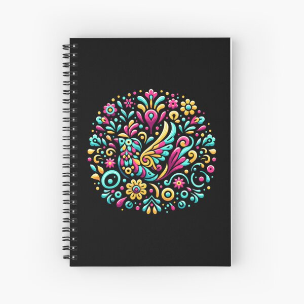 Item preview, Floral Bird Otomi Mexican Embroidery Style Mexicano Mexican designed and sold by Dressed For  Duty.