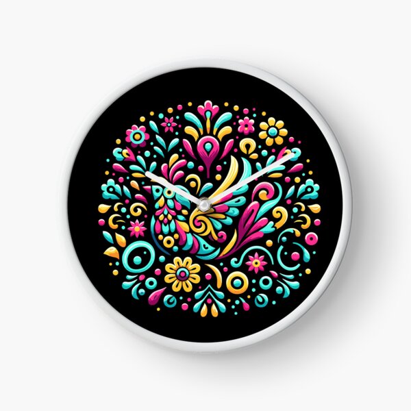Item preview, Floral Bird Otomi Mexican Embroidery Style Mexicano Mexican designed and sold by Dressed For  Duty.