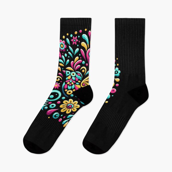 Item preview, Floral Bird Otomi Mexican Embroidery Style Mexicano Mexican designed and sold by Dressed For  Duty.