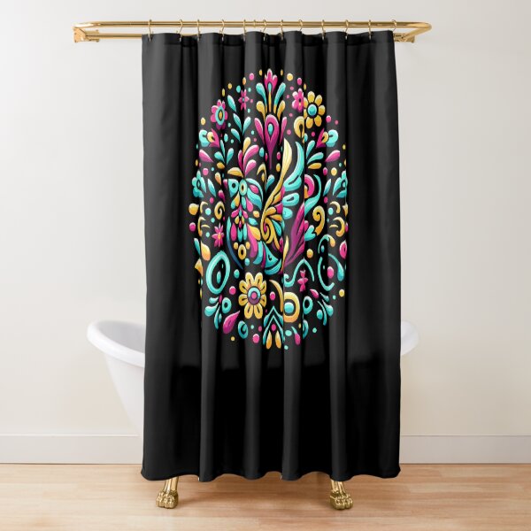 Item preview, Floral Bird Otomi Mexican Embroidery Style Mexicano Mexican designed and sold by Dressed For  Duty.