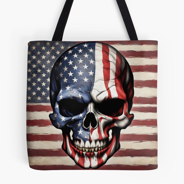 Item preview, American Flag Skull #2 designed and sold by Artythedawg.