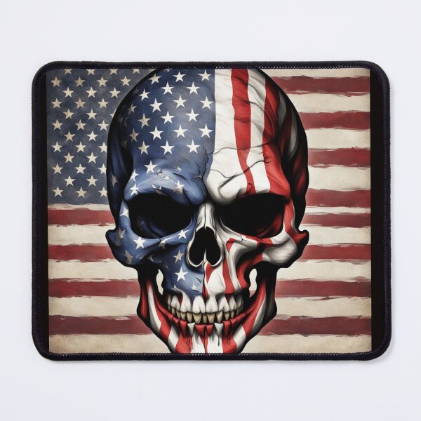 Item preview, American Flag Skull #2 designed and sold by Artythedawg.