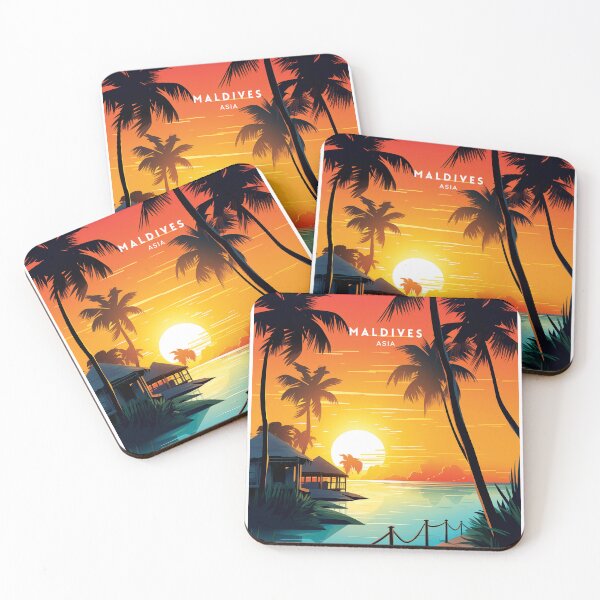 Item preview, Maldives Island Escape designed and sold by NeuralVibe.