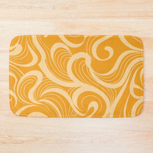 Item preview, Orange Abstract Waves Pattern designed and sold by Pixevol.