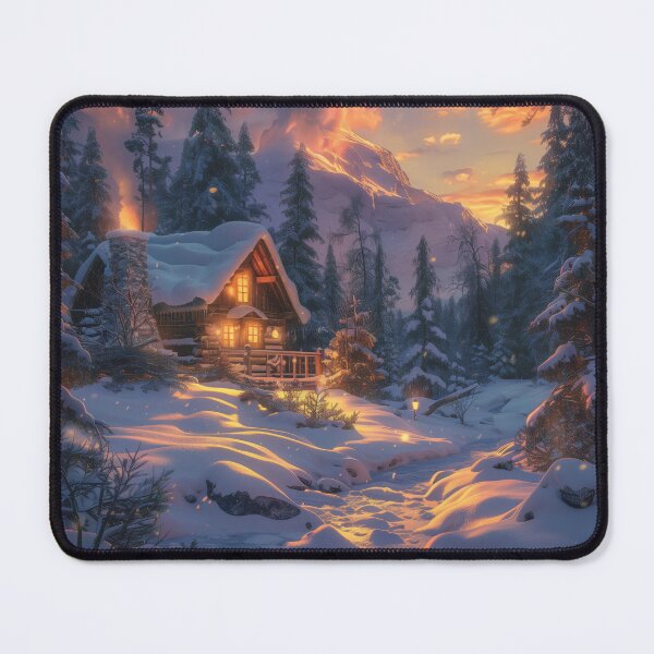 Item preview, Cozy Winter Cabin designed and sold by palmyst.