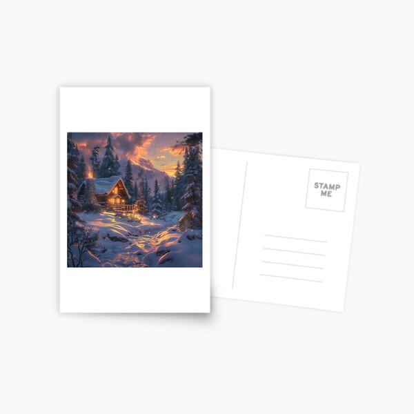 Item preview, Cozy Winter Cabin designed and sold by palmyst.