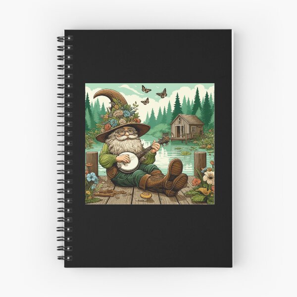 Item preview, Charming Cottagecore Aesthetic Banjo Serenade Gnome designed and sold by Dressed For  Duty.