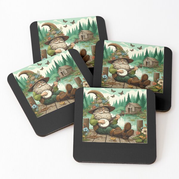 Item preview, Charming Cottagecore Aesthetic Banjo Serenade Gnome designed and sold by Dressed For  Duty.