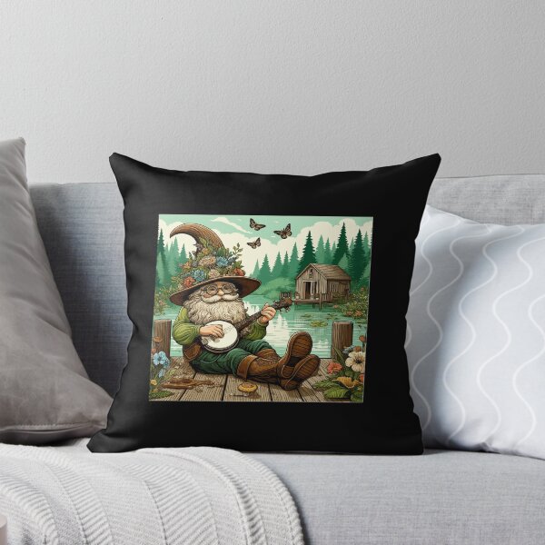 Item preview, Charming Cottagecore Aesthetic Banjo Serenade Gnome designed and sold by Dressed For  Duty.