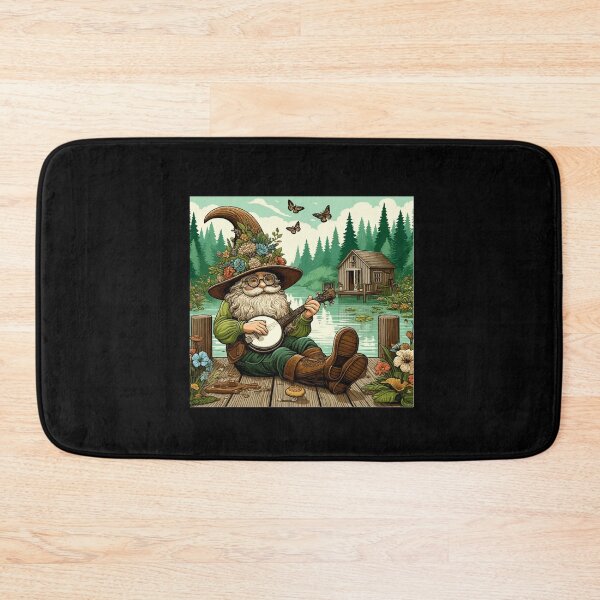 Item preview, Charming Cottagecore Aesthetic Banjo Serenade Gnome designed and sold by Dressed For  Duty.