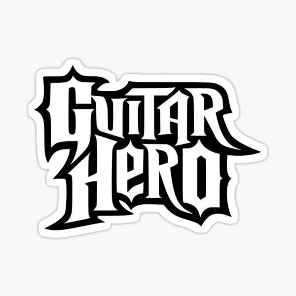 Item preview, guitar hero logo designed and sold by terhennyak.