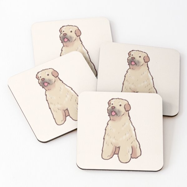 Item preview, Soft Coated Wheaten Terrier illustration  designed and sold by Artofmayara.