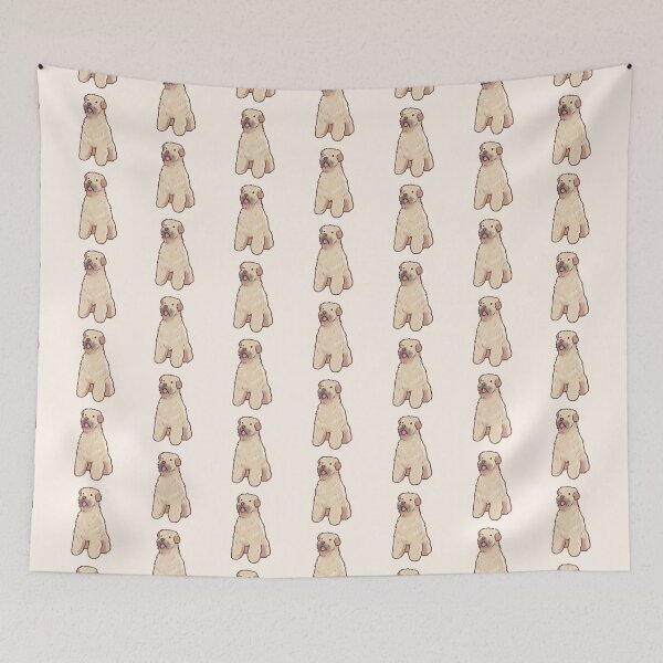 Item preview, Soft Coated Wheaten Terrier illustration  designed and sold by Artofmayara.