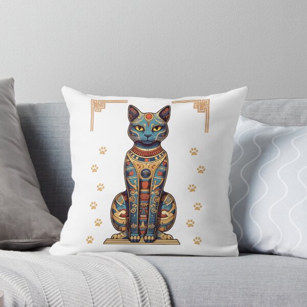 Item preview, Egyptian cat decorated drawing designed and sold by Lady-Frost.