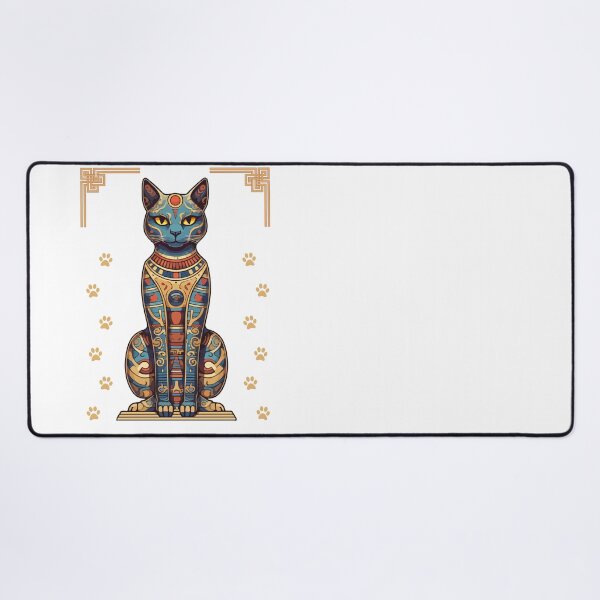 Item preview, Egyptian cat decorated drawing designed and sold by Lady-Frost.