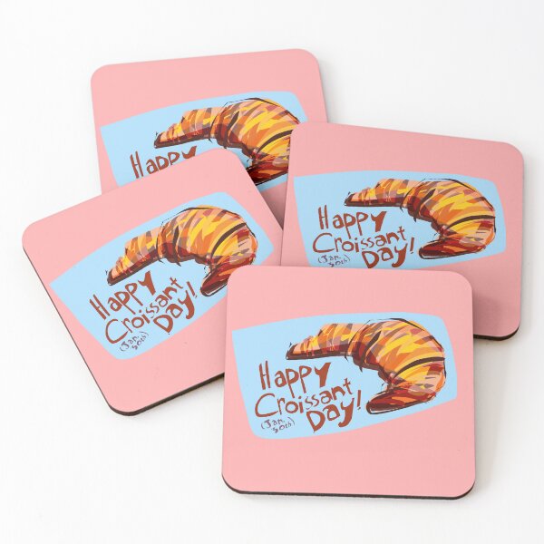 Item preview, CROISSANT DAY CELEBRATION yay! designed and sold by 2DPyramid.