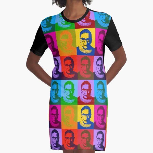 Notorious RBG - May Colors Graphic T-Shirt Dress