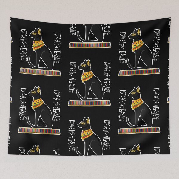 Item preview, Egyptian cat decorated with jewellery designed and sold by Lady-Frost.