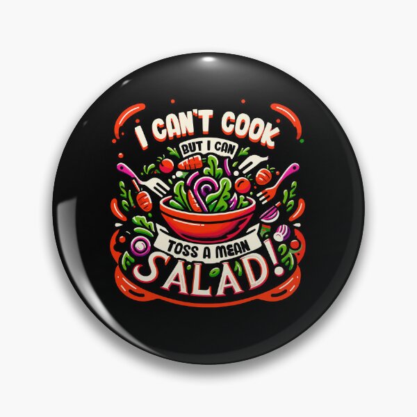 Item preview, I Can't Cook But I Can Toss A Mean Salad National Month designed and sold by Dressed For  Duty.