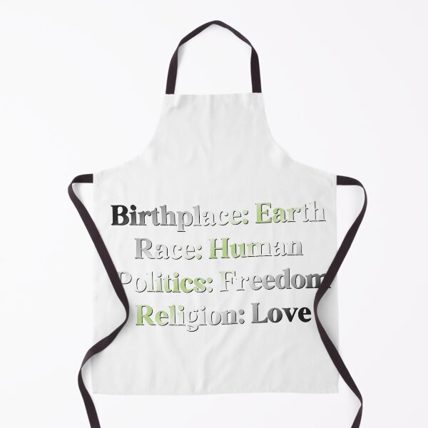 Item preview, Agender Pride Flag Colored: Birthplace Earth, Race Human, Politics Freedom Religion Love, Agender Design designed and sold by Travelslightly.