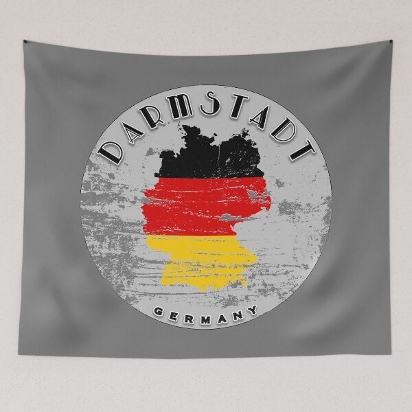 Item preview, Darmstadt Germany Flag Worn  designed and sold by World Designs.