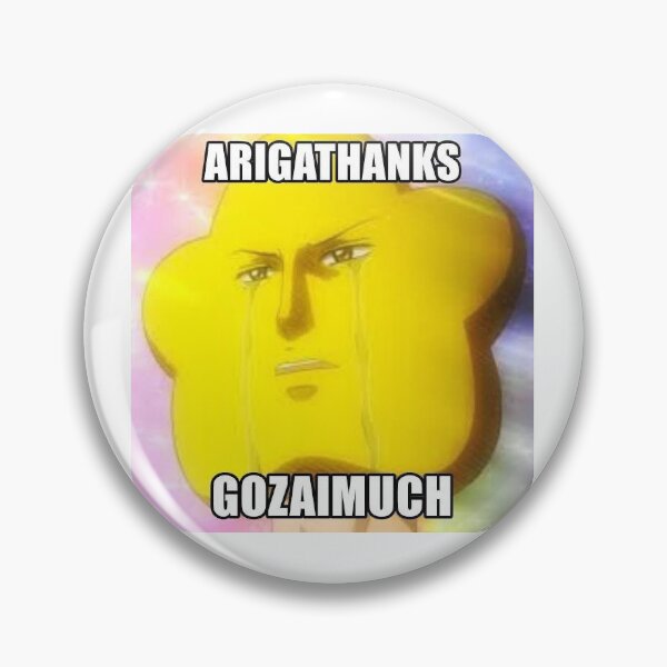 Item preview, Arigathanks Gozaimuch meme designed and sold by mochiirum.