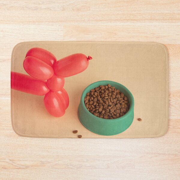 Item preview, Balloon Dog with Food Bowl designed and sold by pepinodemarst.