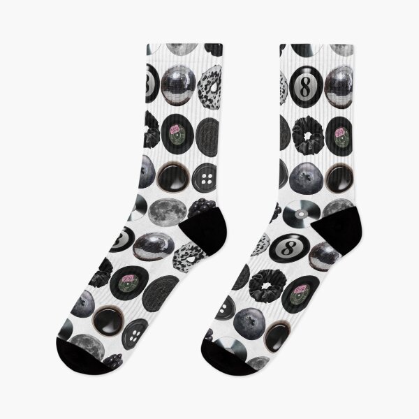 Item preview, Black Aesthetic Circles Collage Mixed Vintage Design Y2k designed and sold by Dazzline Designs.