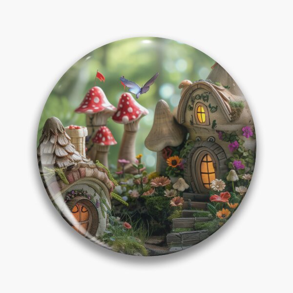 Item preview, Fairy Mushroom Village designed and sold by palmyst.