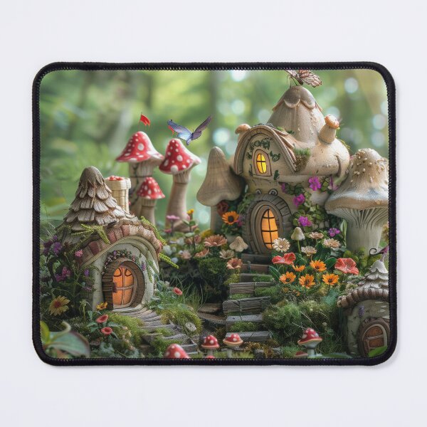 Item preview, Fairy Mushroom Village designed and sold by palmyst.
