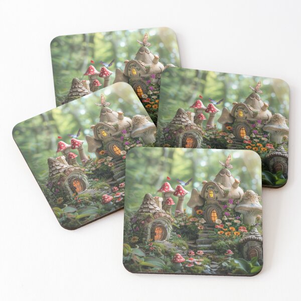 Item preview, Fairy Mushroom Village designed and sold by palmyst.