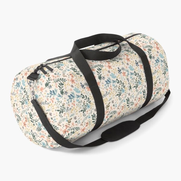 Item preview, Cream Retro Floral Print designed and sold by naturalplanners.