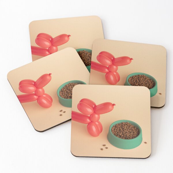Item preview, Balloon Dog with Food Bowl designed and sold by pepinodemarst.