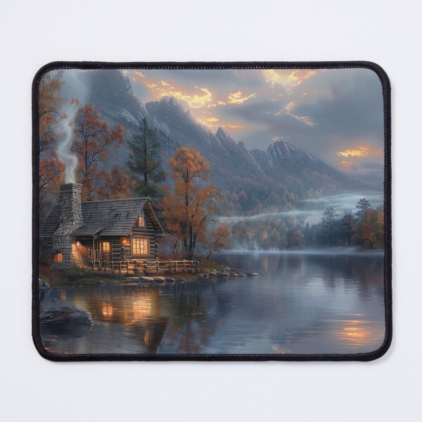 Item preview, Tranquil Lakeside Cabin designed and sold by palmyst.
