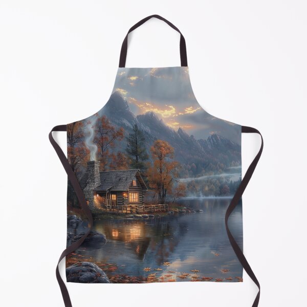 Item preview, Tranquil Lakeside Cabin designed and sold by palmyst.