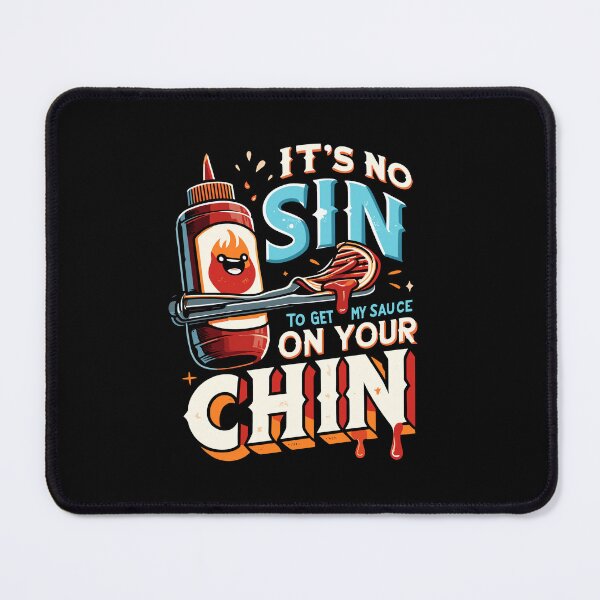 Item preview, It's No Sin To Get My Sauce Funny BBQ Grill Barbecue Month designed and sold by Dressed For  Duty.