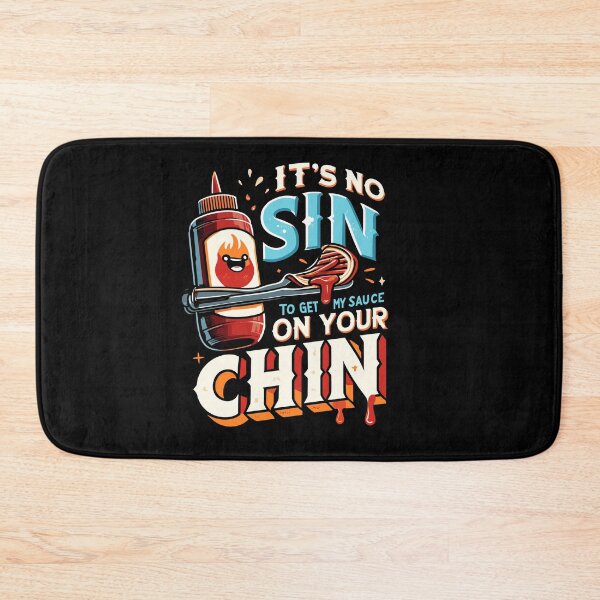 Item preview, It's No Sin To Get My Sauce Funny BBQ Grill Barbecue Month designed and sold by Dressed For  Duty.
