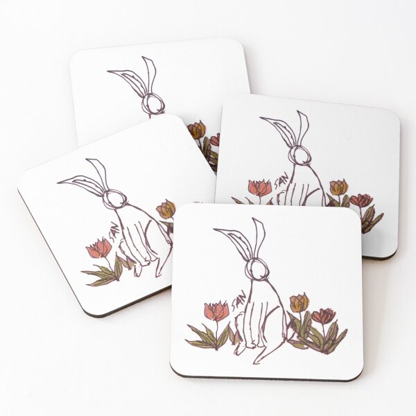 Item preview, Bunny With Tulips designed and sold by TurnipWilson.