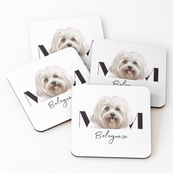 Item preview, Minimalistic Aesthetic Dog Mom of Bolognese Dog  designed and sold by GoodyPaws.