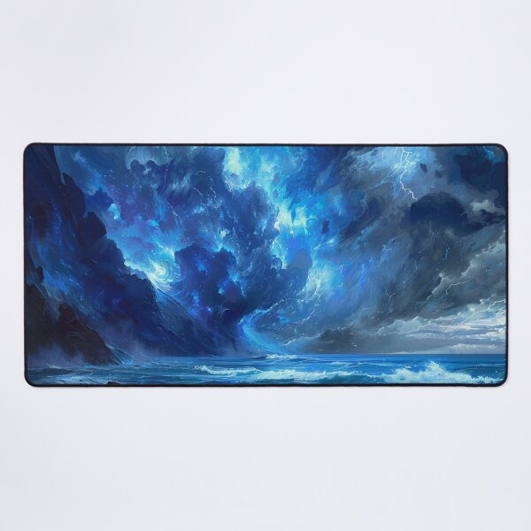 Item preview, Dark Fantasy Landscape - Magical Epic Ocean Storm designed and sold by Lumaria Designs.