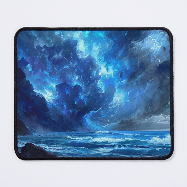 Item preview, Dark Fantasy Landscape - Magical Epic Ocean Storm designed and sold by Lumaria Designs.