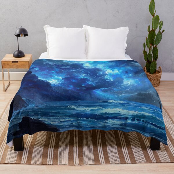 Item preview, Dark Fantasy Landscape - Magical Epic Ocean Storm designed and sold by Lumaria Designs.